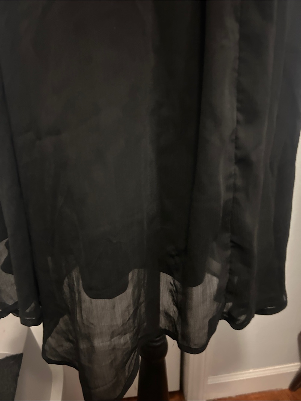 Maurices Black Lace Bodice V-Neck Mini Dress - Picture 4 of 7